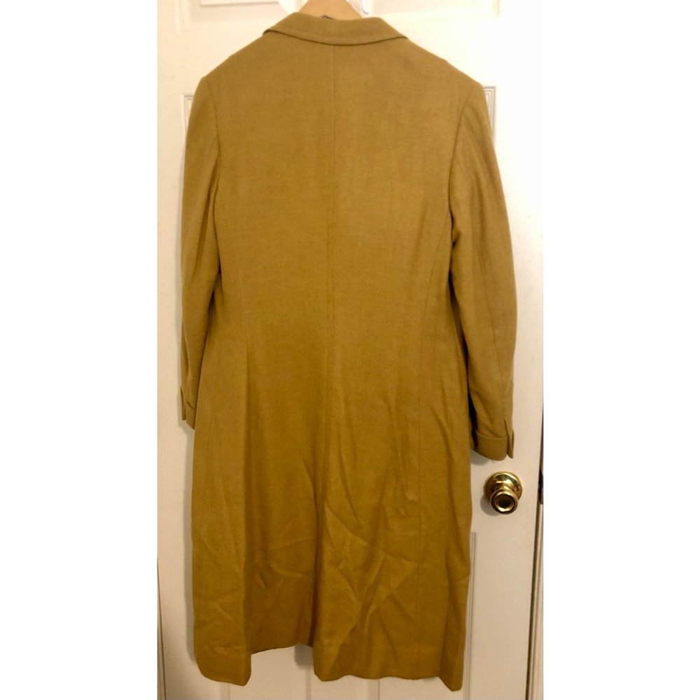 Arthur Rosenberg Tailors New Haven New York Tan Wool Blend Trench Coat - Picture 2 of 6